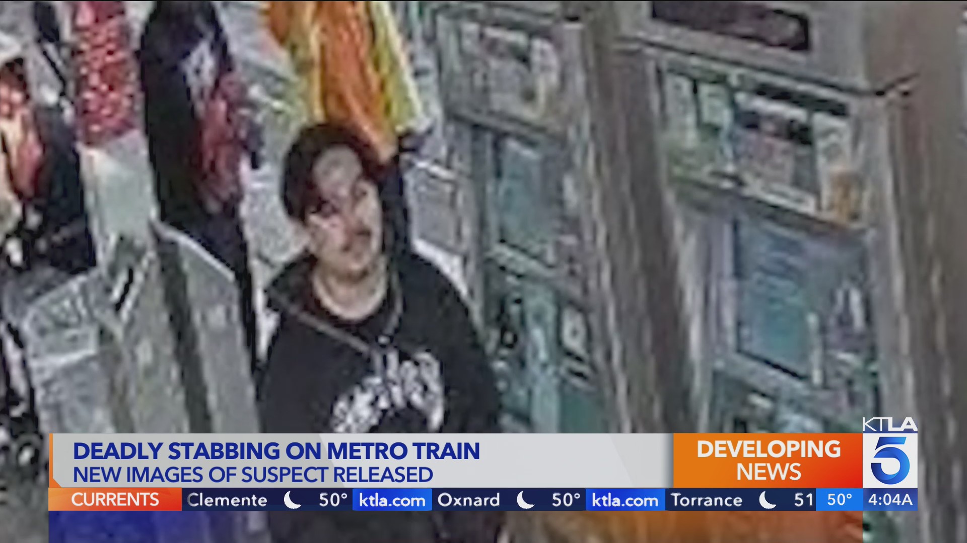 Photos released of suspect wanted for deadly Metro stabbing in South L ...