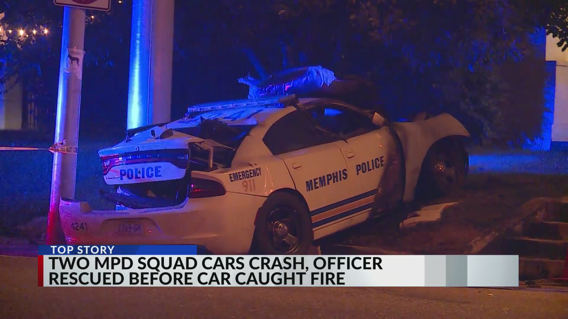 Two MPD officers injured in Midtown crash – WREG.com