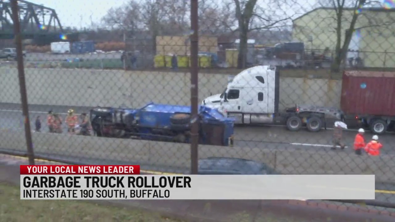 2 county employees injured in garbage truck rollover crash News 4 Buffalo