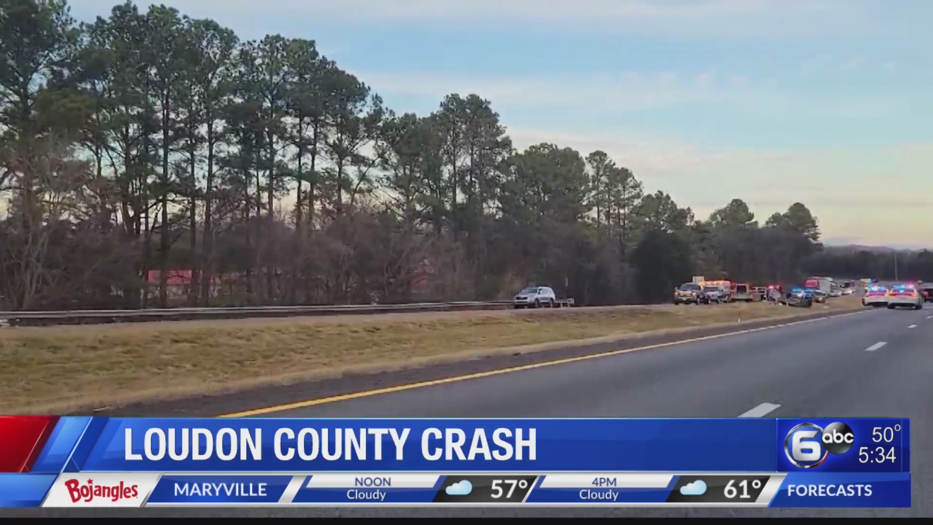 Emergency crews work Loudon County crash on Thanksgiving – WATE 6 On ...