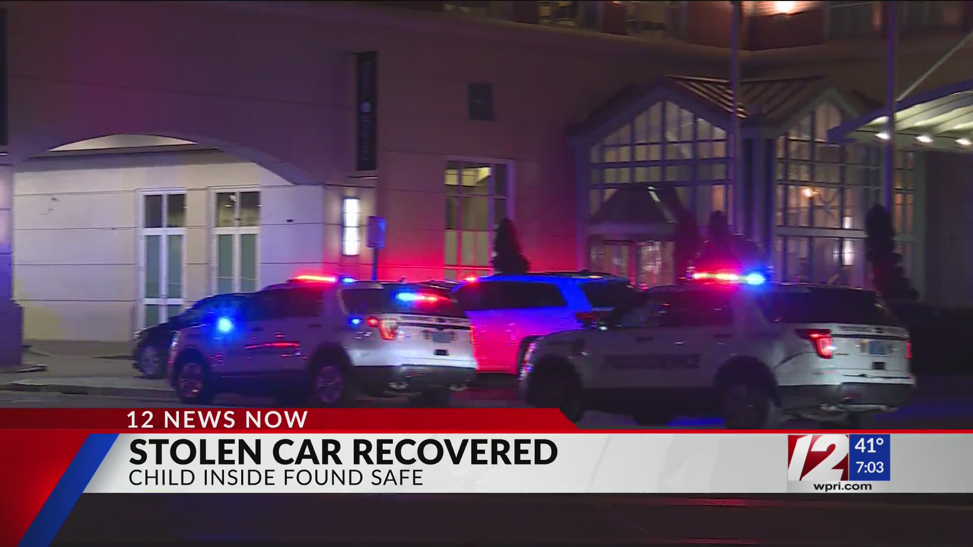 Police: Man stole car with 3-year-old inside – WPRI.com
