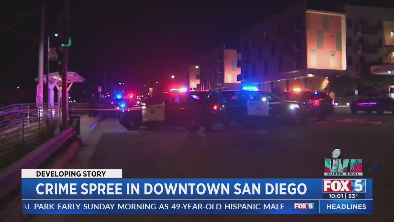 Crime Spree In Downtown San Diego – FOX 5 San Diego & KUSI News