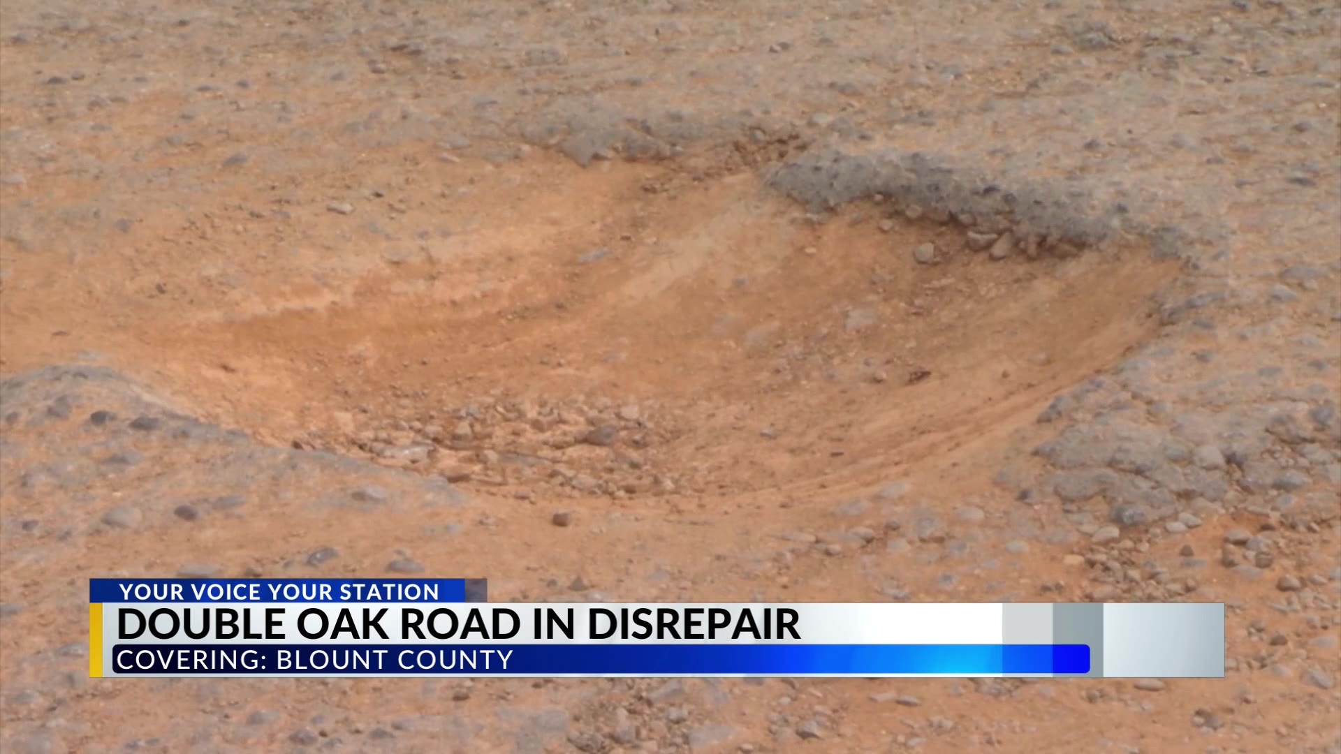 Residents want answers for empty promises to repair road in Blount County –  CBS 42