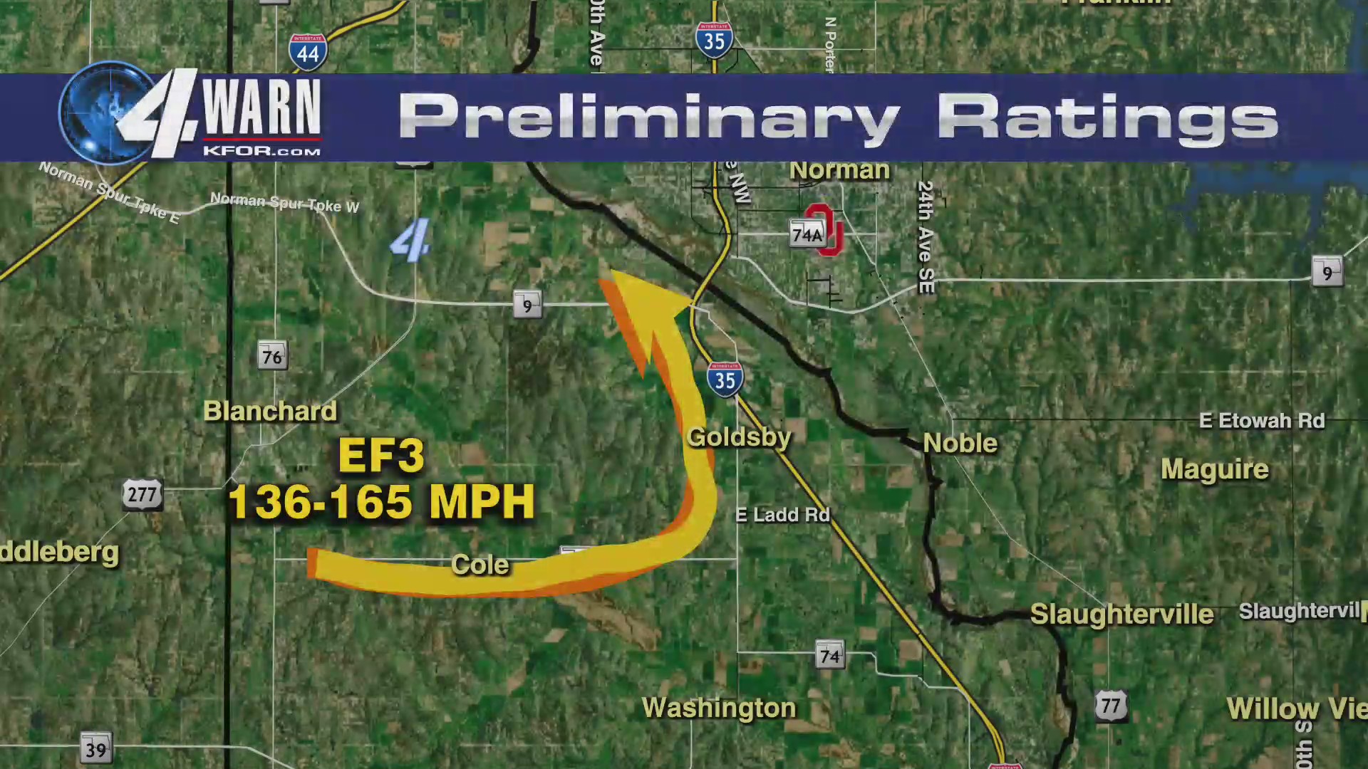 NWS releases preliminary data on deadly Oklahoma tornadoes