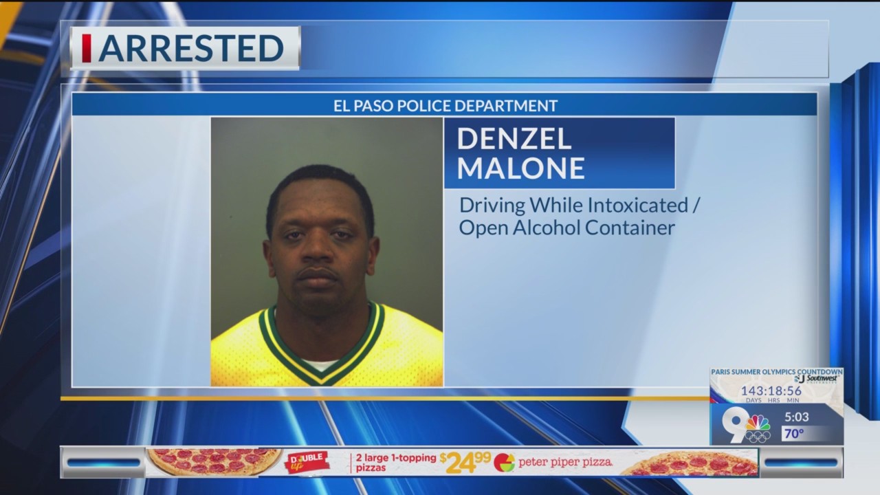 Man arrested on DWI charges – KTSM 9 News