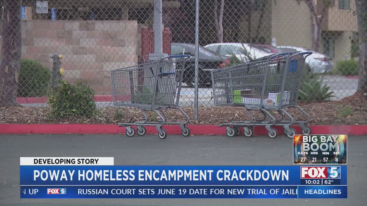 Poway Homeless Encampment Crackdown – FOX 5 San Diego & KUSI News