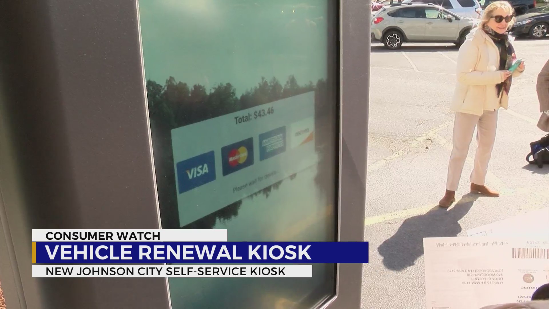New vehicle tag renewal kiosk open in Washington County, Tenn. WJHL