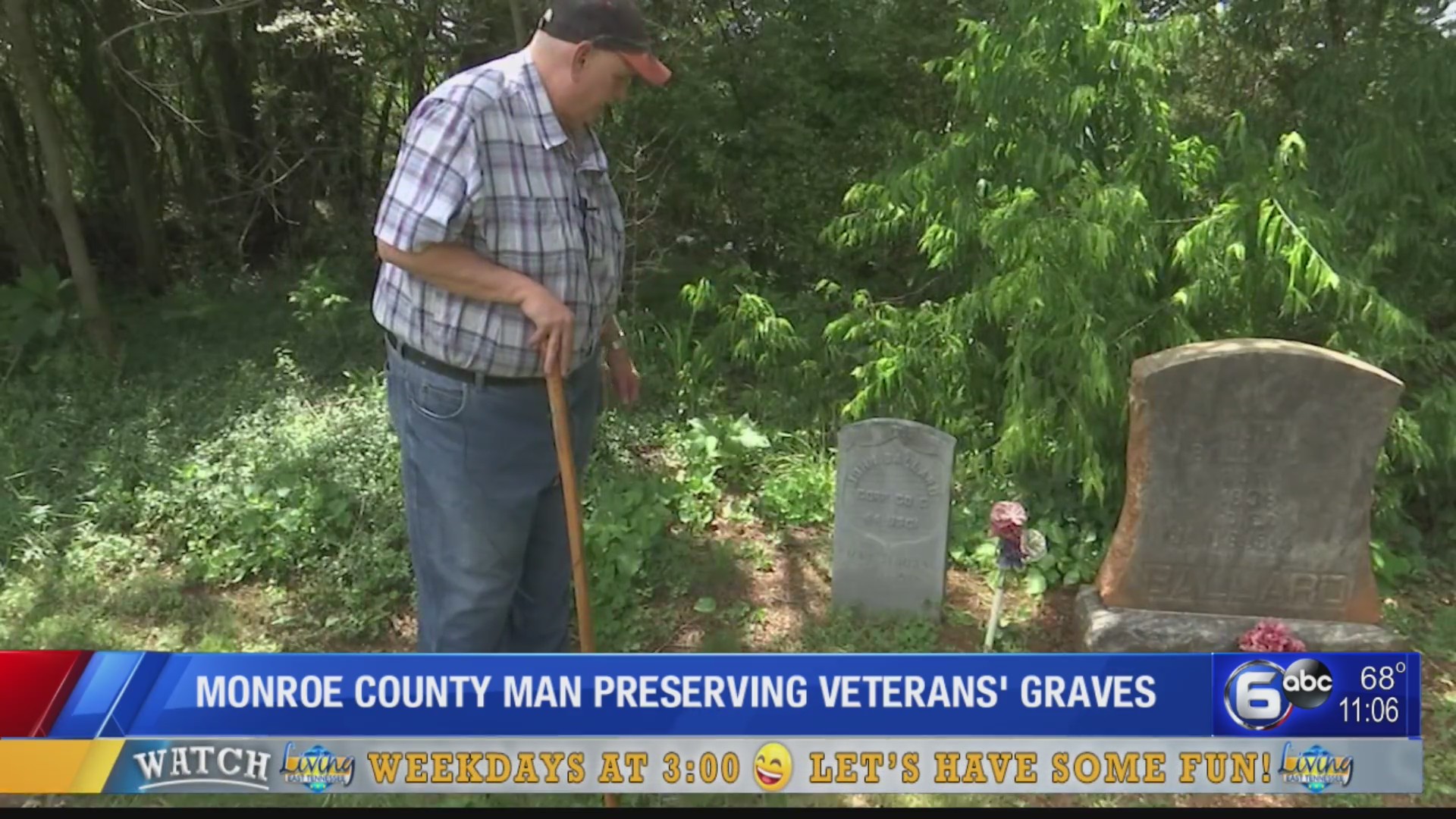 Monroe County man preserving veterans’ graves – WATE 6 On Your Side
