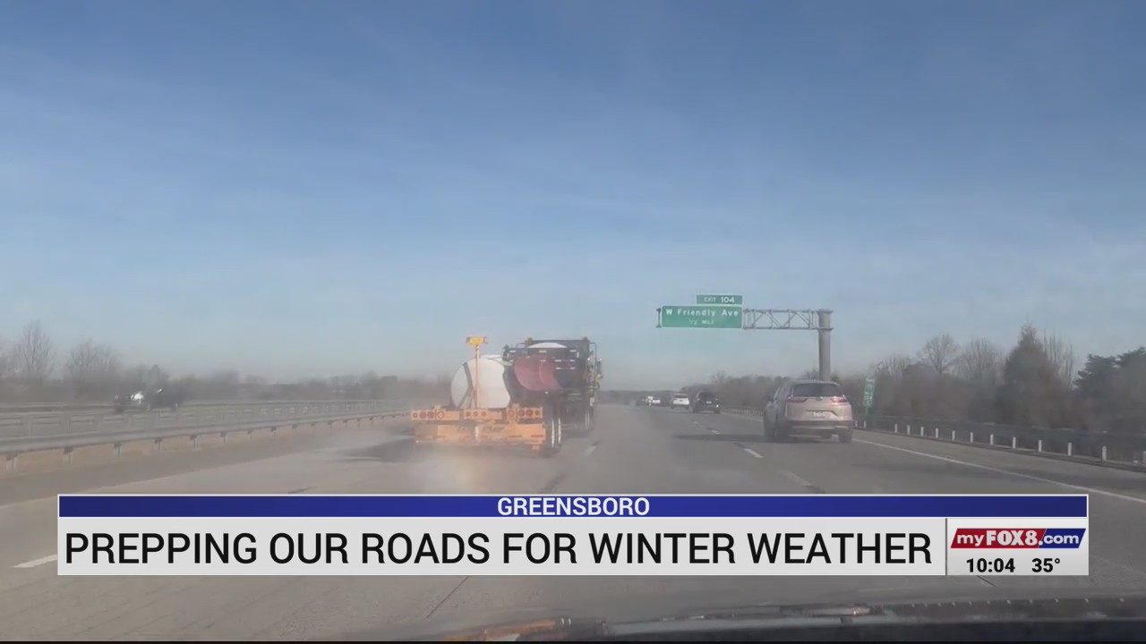 Greensboro workers prep roads for winter weather – FOX8 WGHP