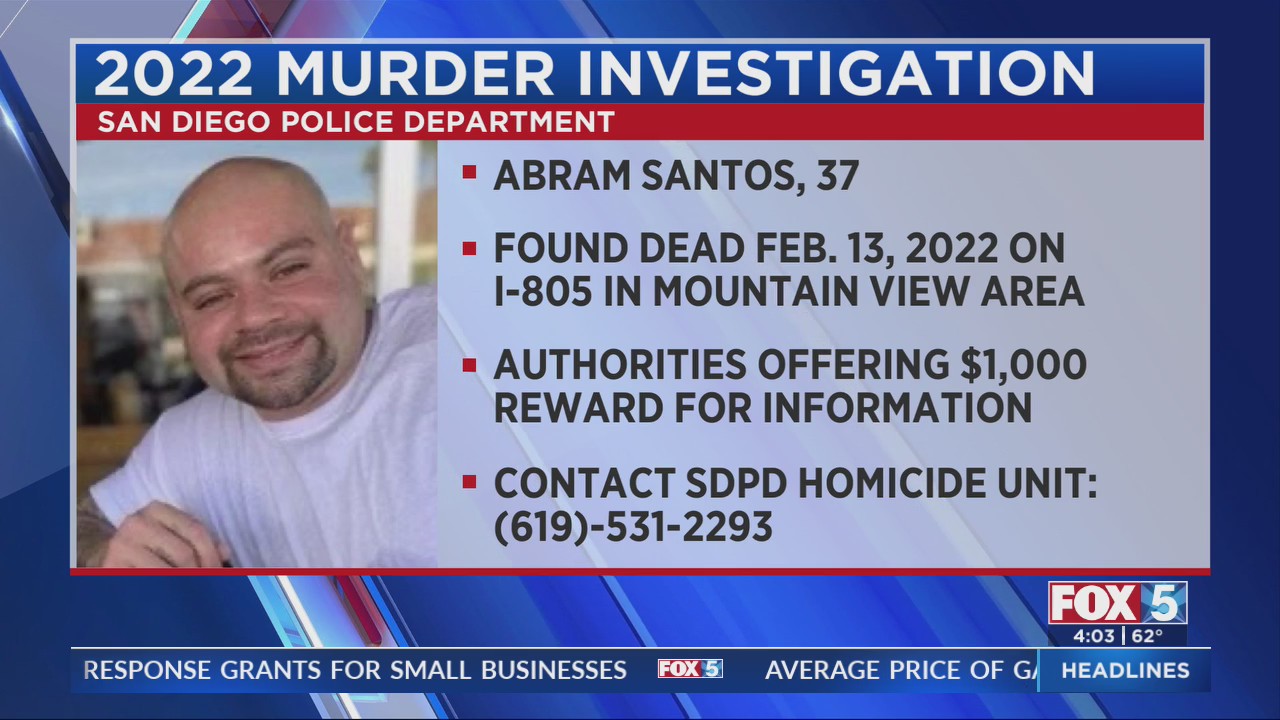 $1,000 Reward Offered In Death Of Man Found Near Freeway – FOX 5 San ...