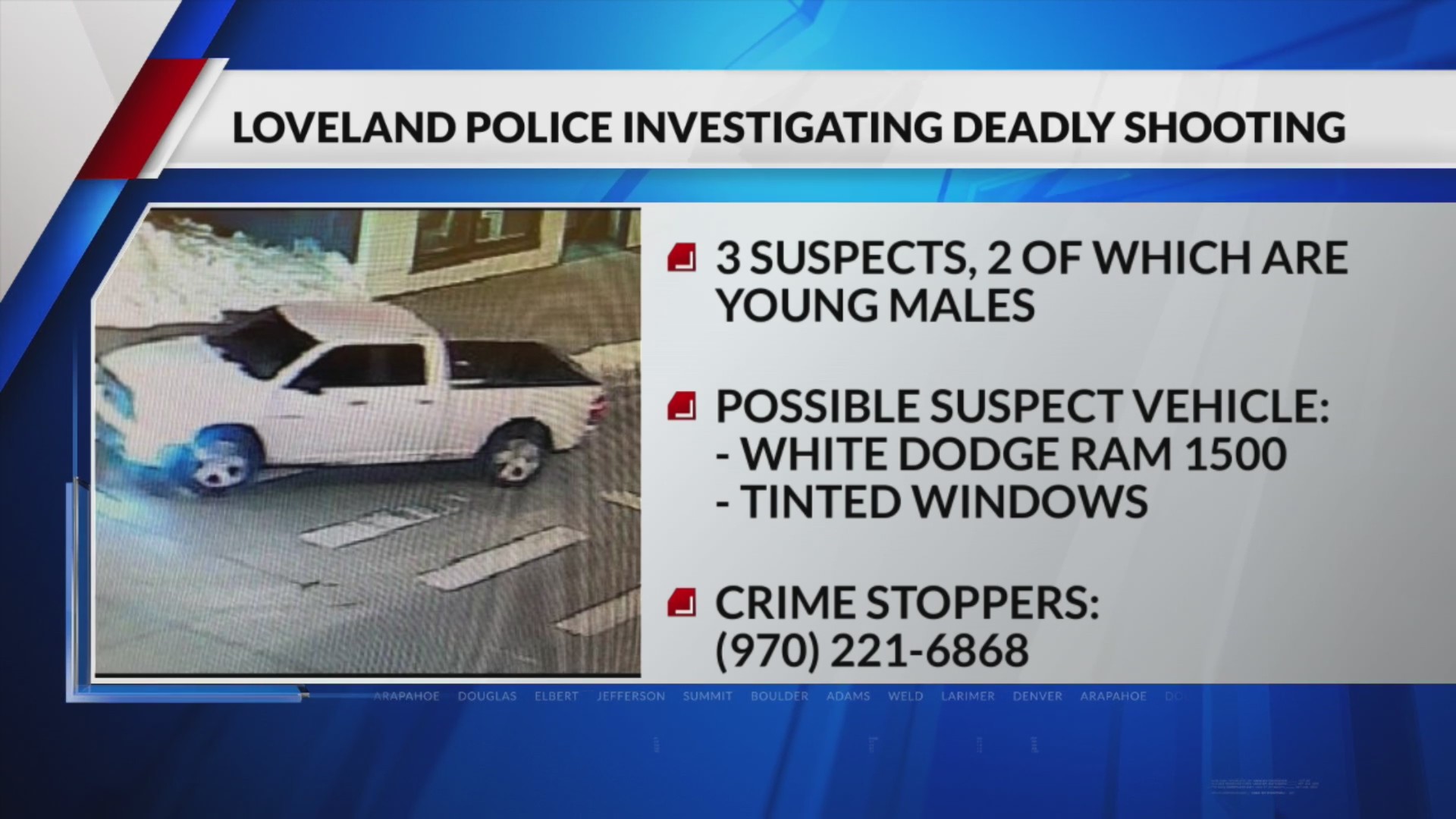 Suspects wanted in deadly shooting – FOX31 Denver