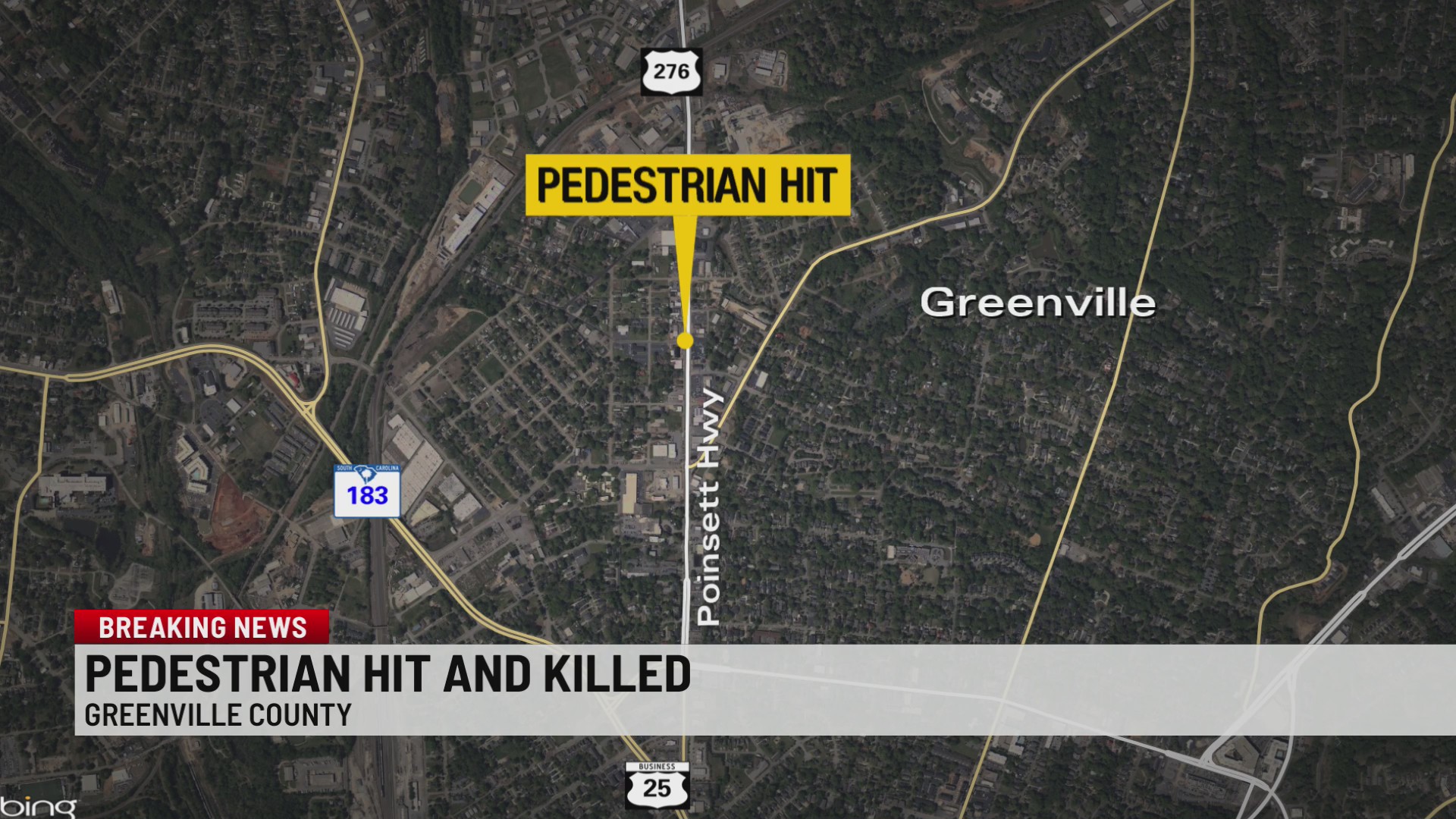 Pedestrian hit, killed in Greenville Co. – WSPA 7NEWS