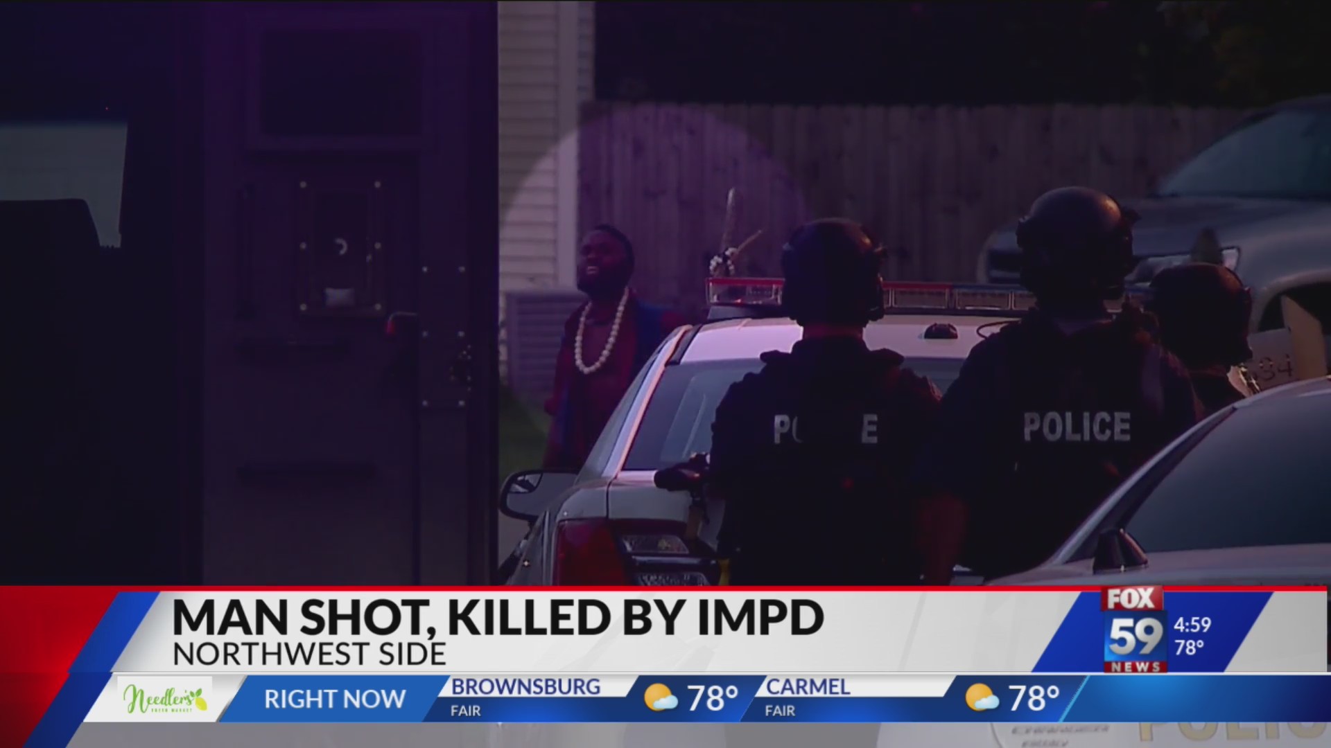 Community reacts to IMPD shooting and killing man armed with machete ...
