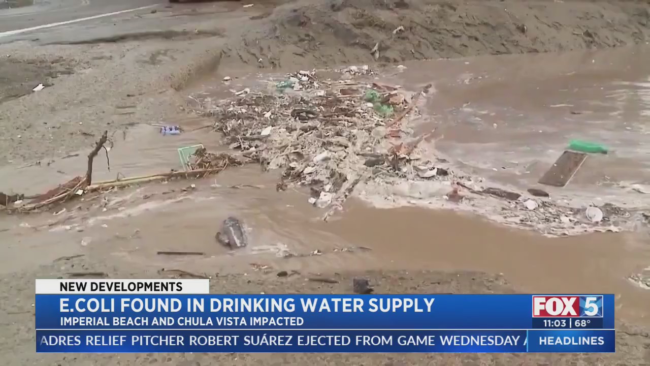 E.Coli Found In Drinking Water Supply – FOX 5 San Diego & KUSI News