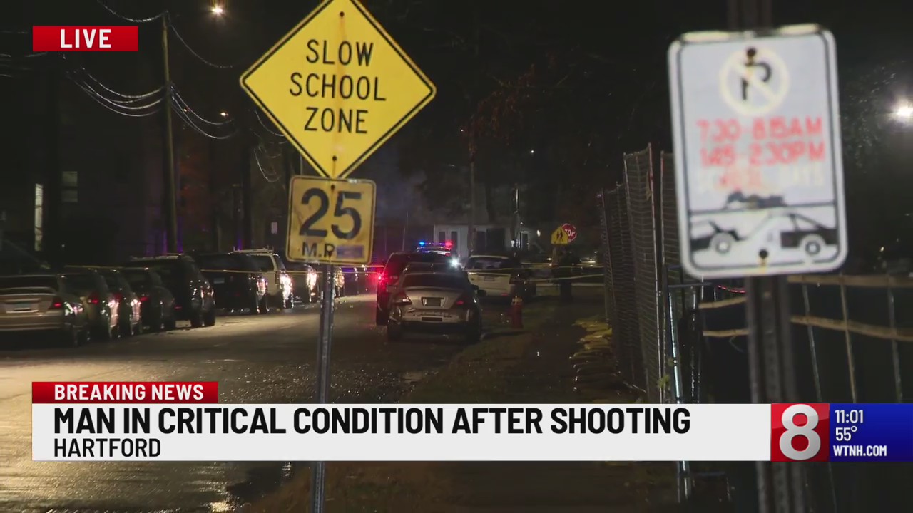 Man in critical condition after Hartford shooting – WTNH.com