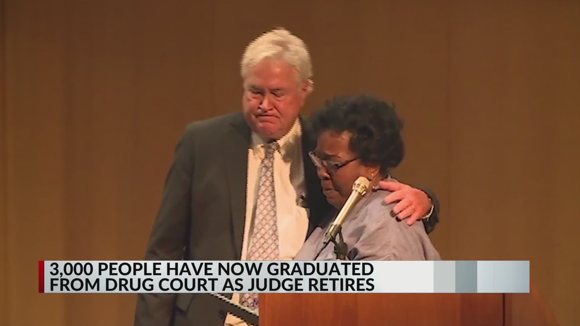 3,000 people graduate from drug court as judge retires