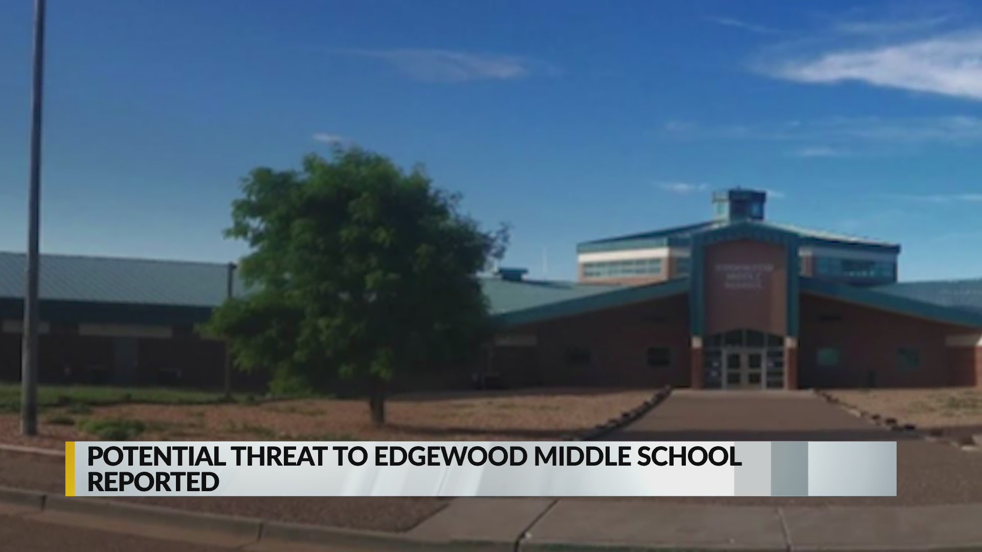 Potential threat to Edgewood Middle School reported KRQE NEWS 13