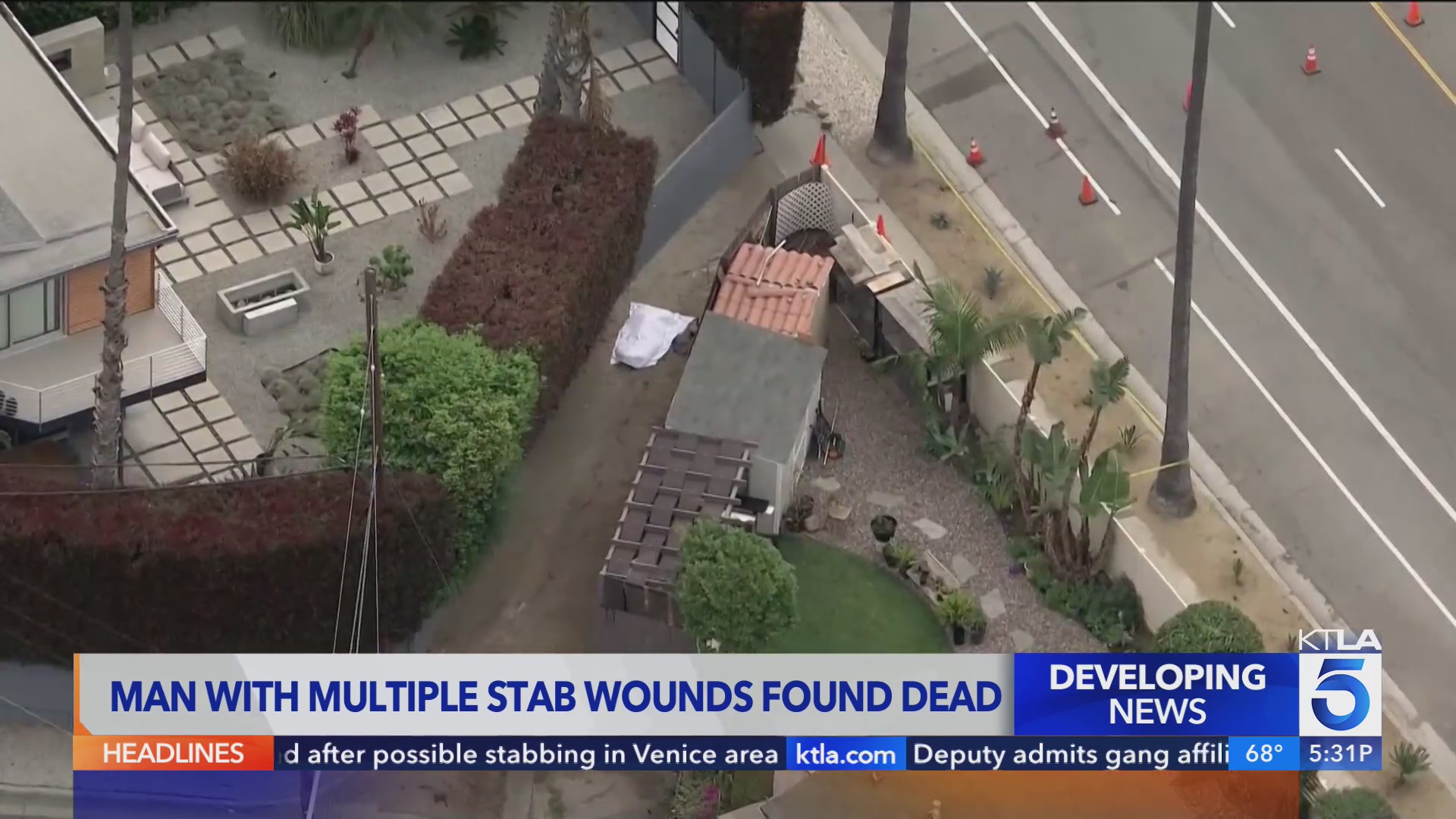 Man found stabbed to death in Marina del Rey neighborhood – KTLA