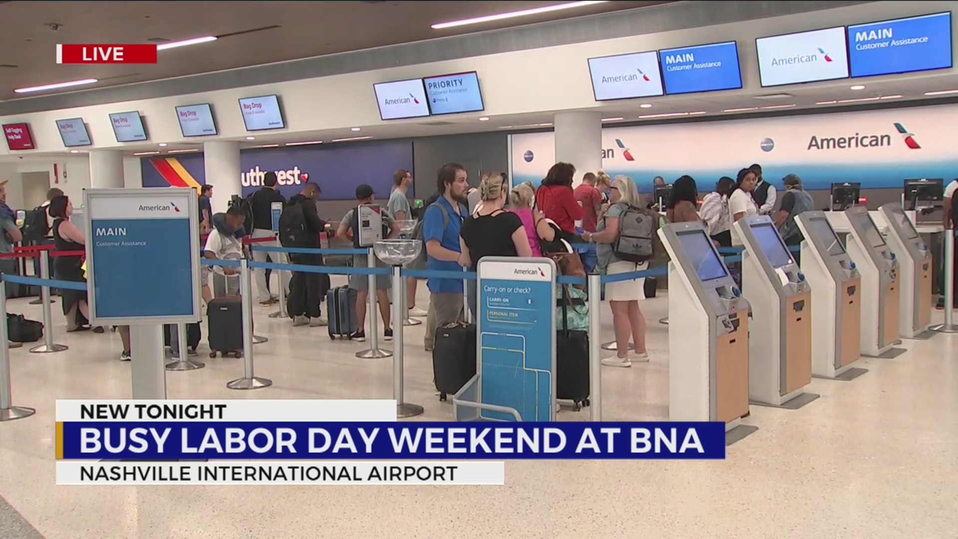 Nashville airport prepares for busy Labor Day weekend travel WKRN News 2