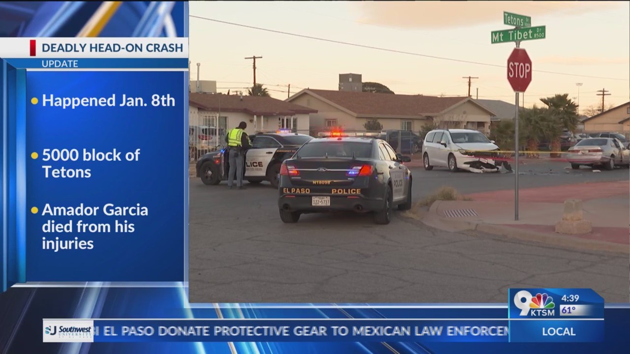 Man killed in head-on crash in Northeast El Paso – KTSM 9 News