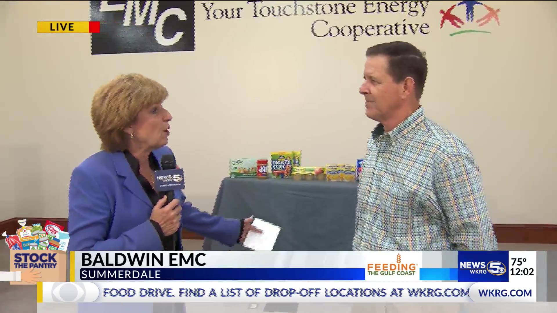 Stock the Pantry Baldwin EMC WKRG News 5