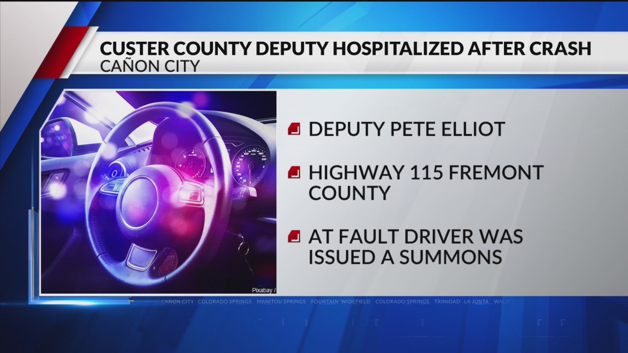 Custer County Deputy injured in crash FOX21 News Colorado