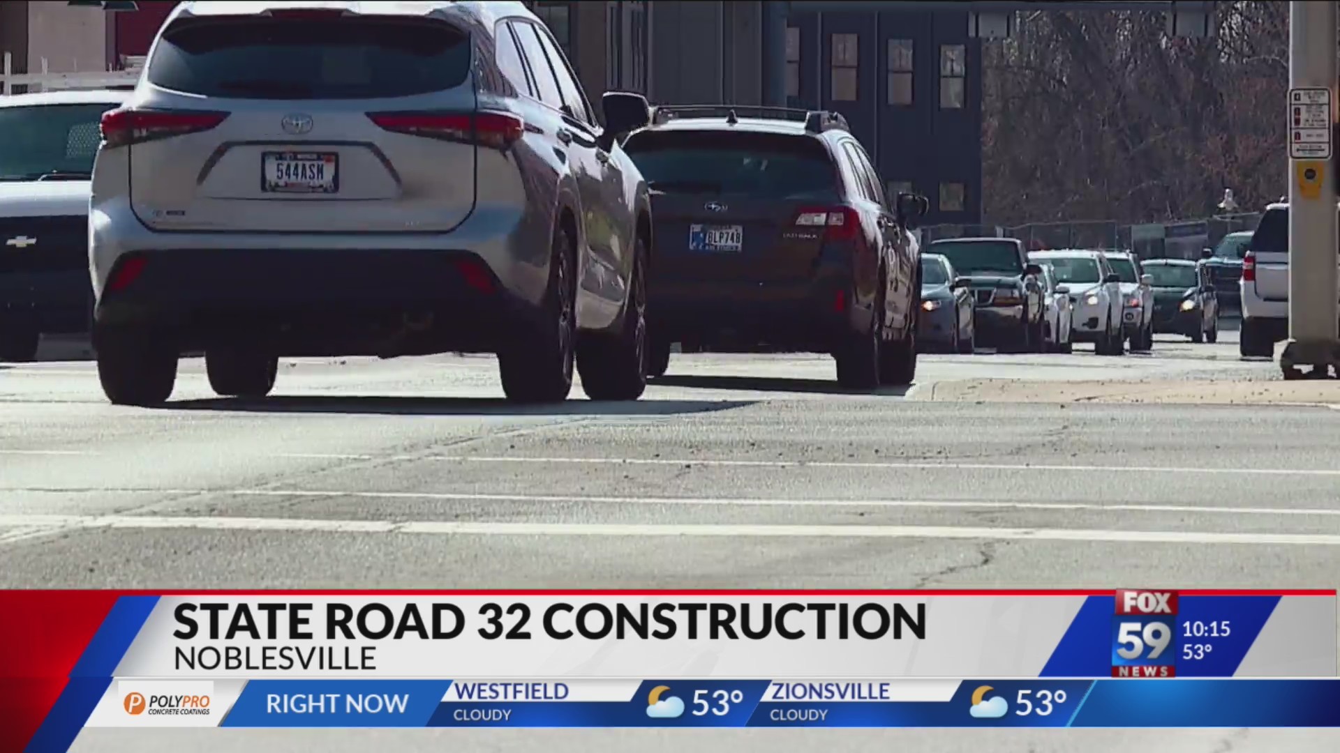 State Road 32 construction to begin Monday in Noblesville – Fox 59