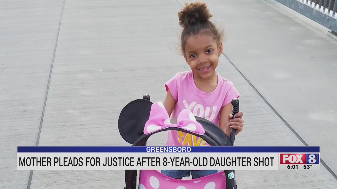 Greensboro mother pleads for justice after 8-year-old daughter shot ...