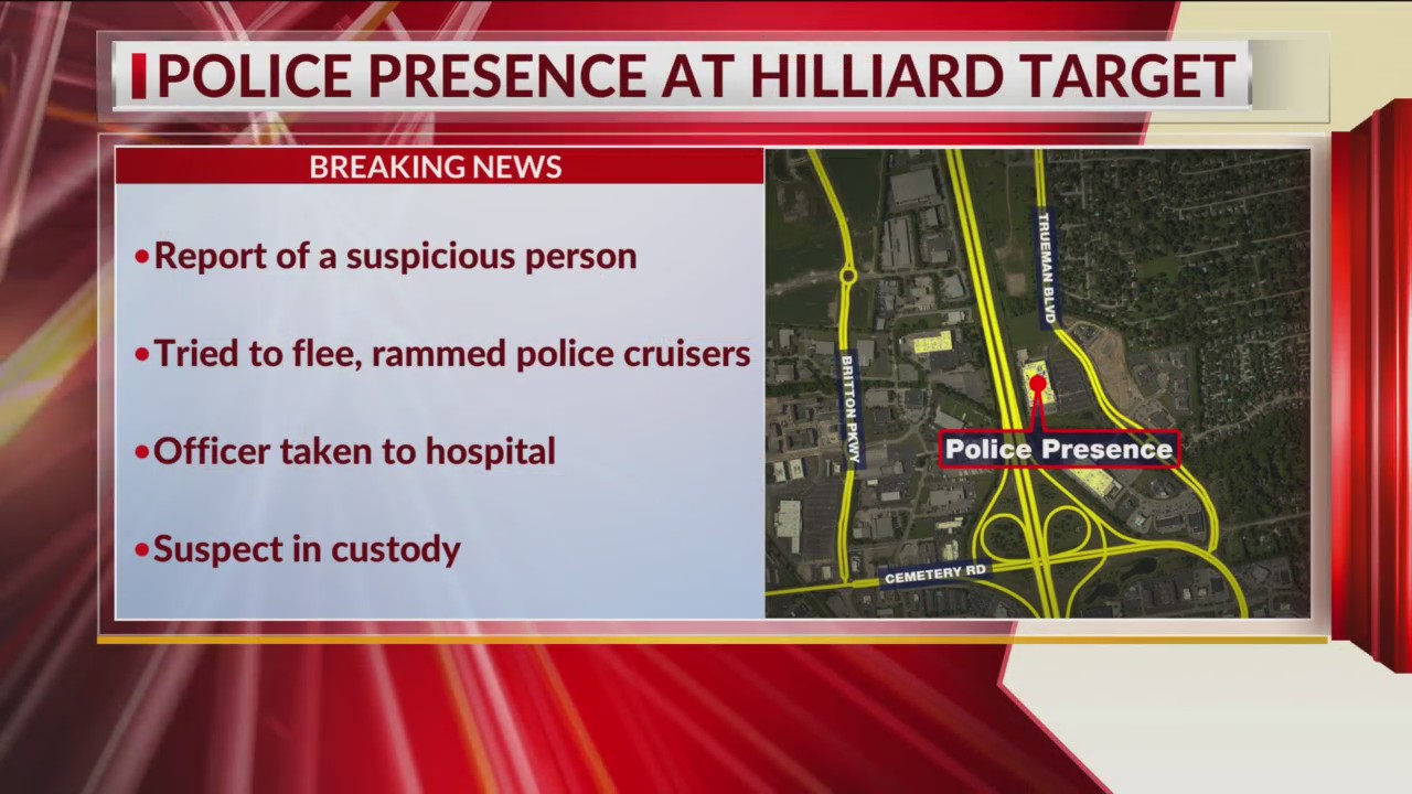 Hilliard officer hurt after suspect crashes into cruisers during escape