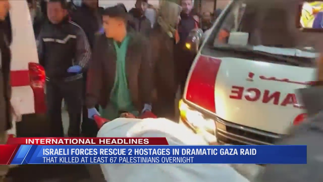 Israel forces rescue 2 hostages in dramatic Gaza raid – WFXRtv