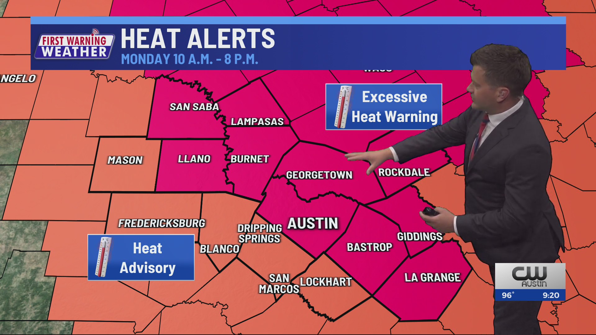 First Warning Weather with Meteorologist Nick Bannin KXAN Austin