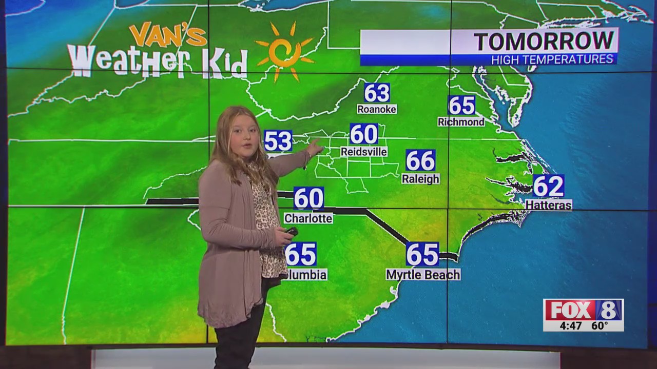 Van’s Weather Kid Holleigh FOX8 WGHP