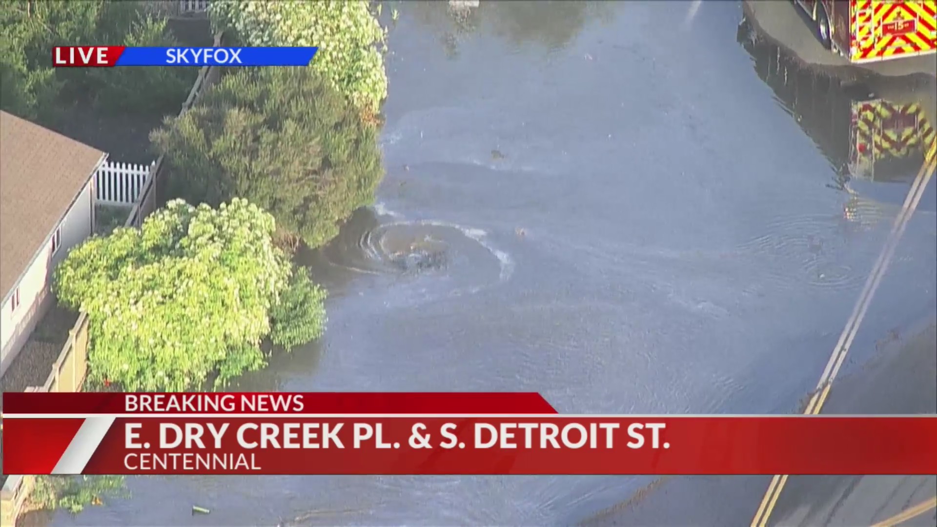 Water main break floods streets in Centennial – FOX31 Denver