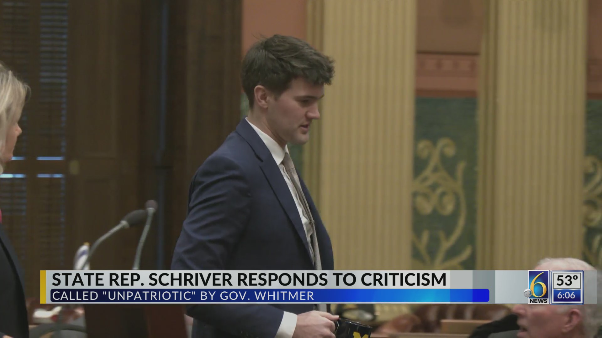 State Rep Responds To Whitmer Criticism Wlns 6 News State Rep Responds To Whitmer Criticism Wlns 6 News