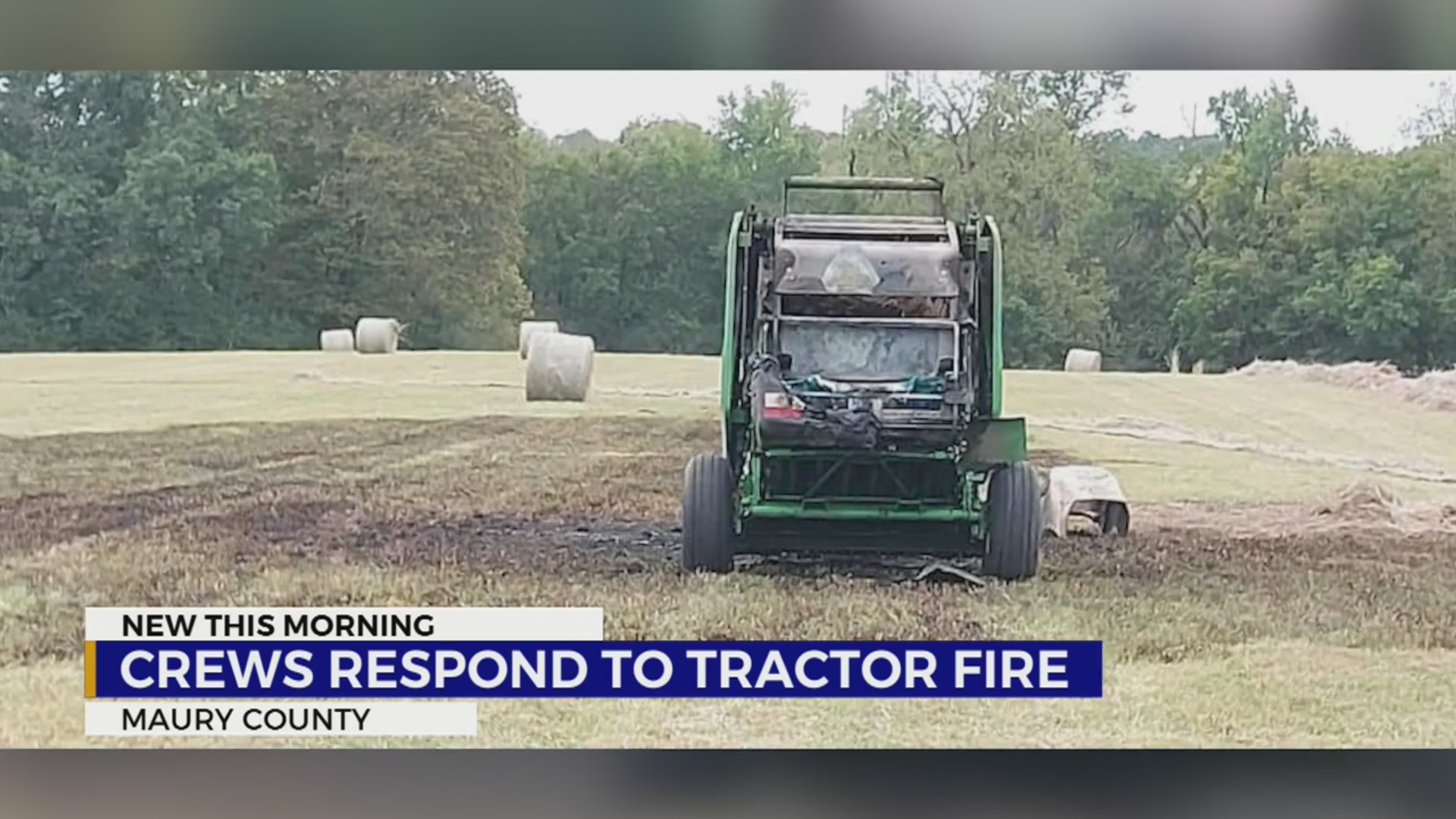 Maury County crews respond to tractor fire – WKRN News 2