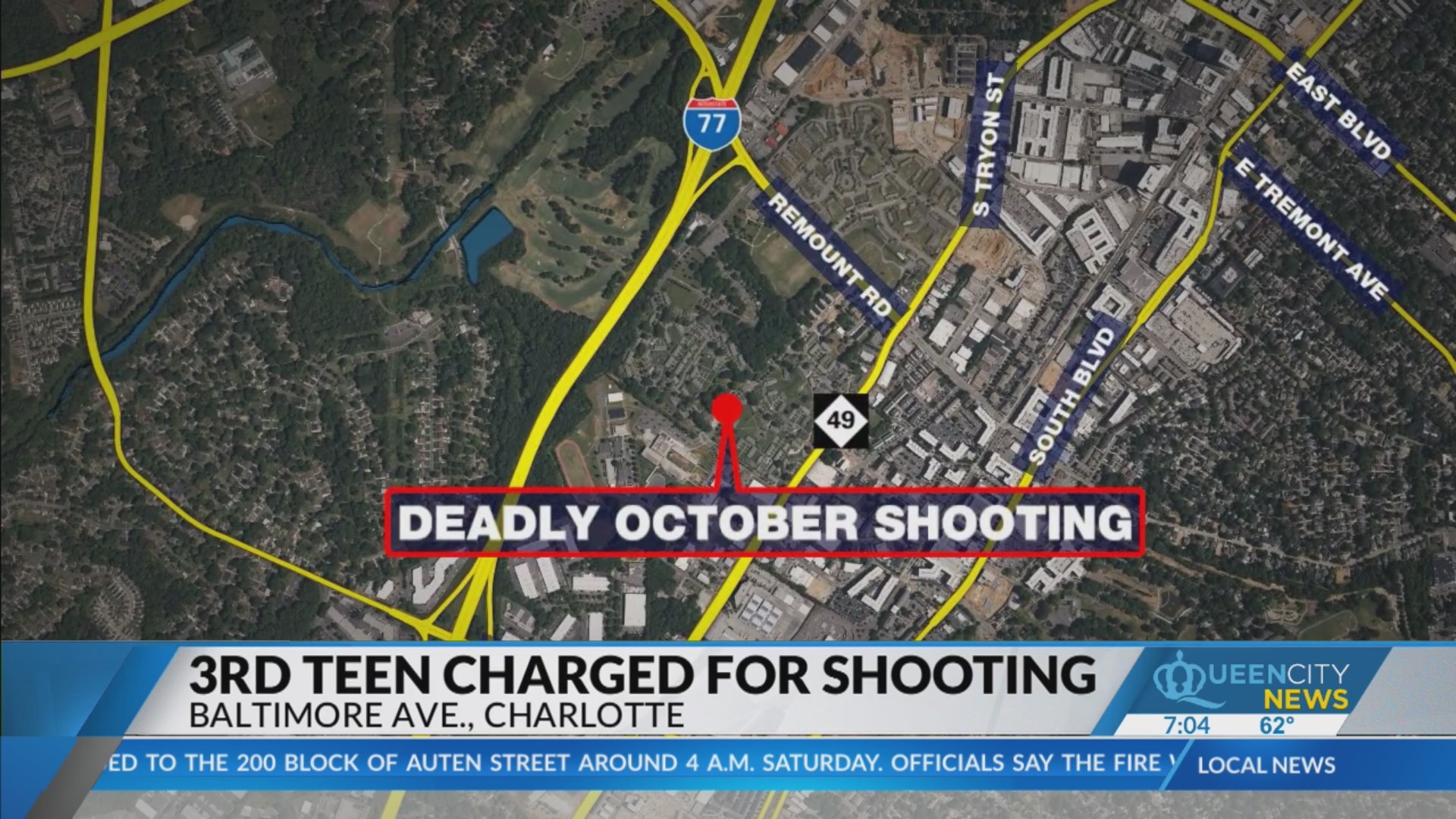3rd juvenile charged with murder in Oct. shooting: CMPD – Queen City News