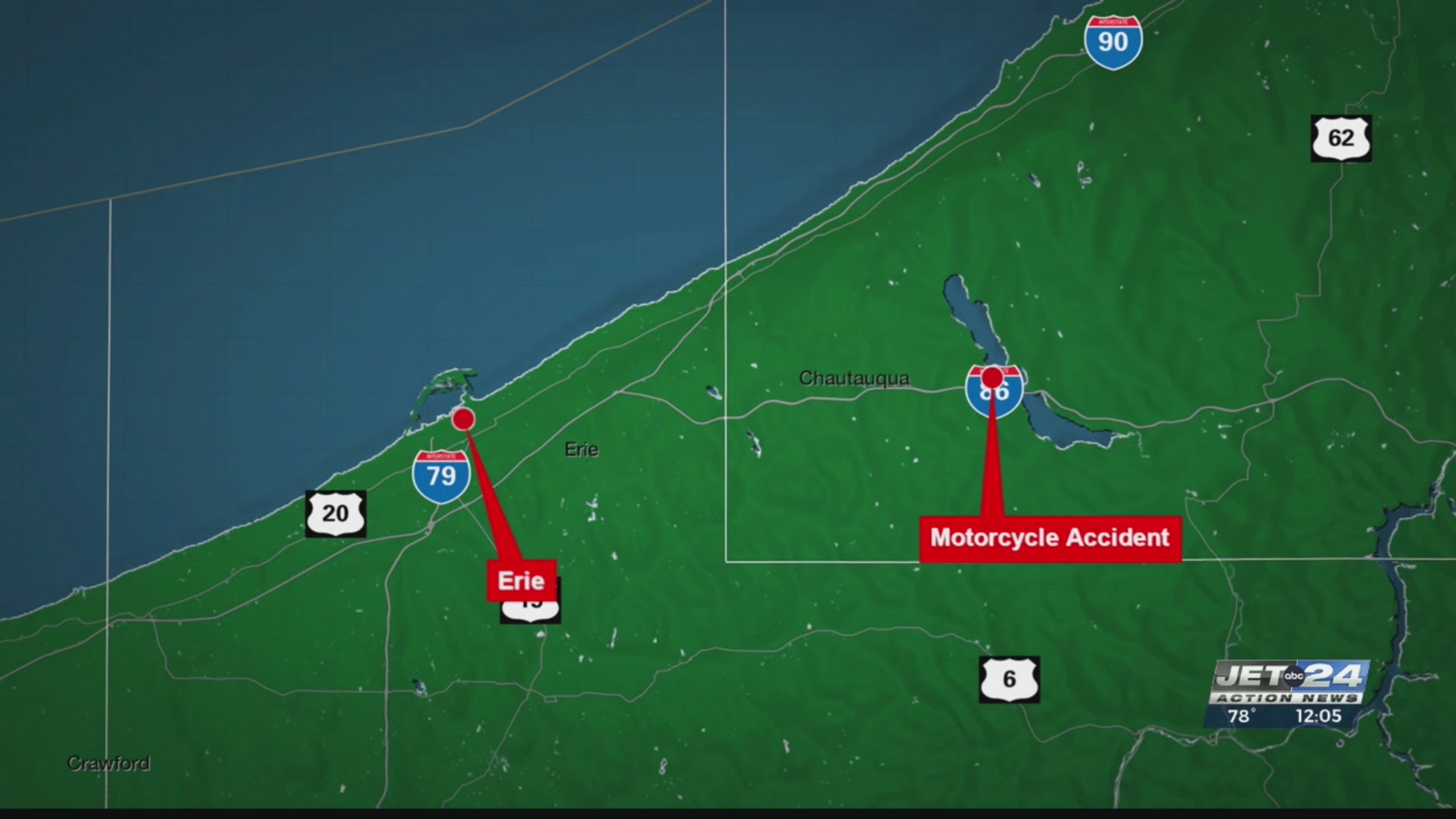 Two dead after motorcycle accident in Chautauqua County WJET/WFXP