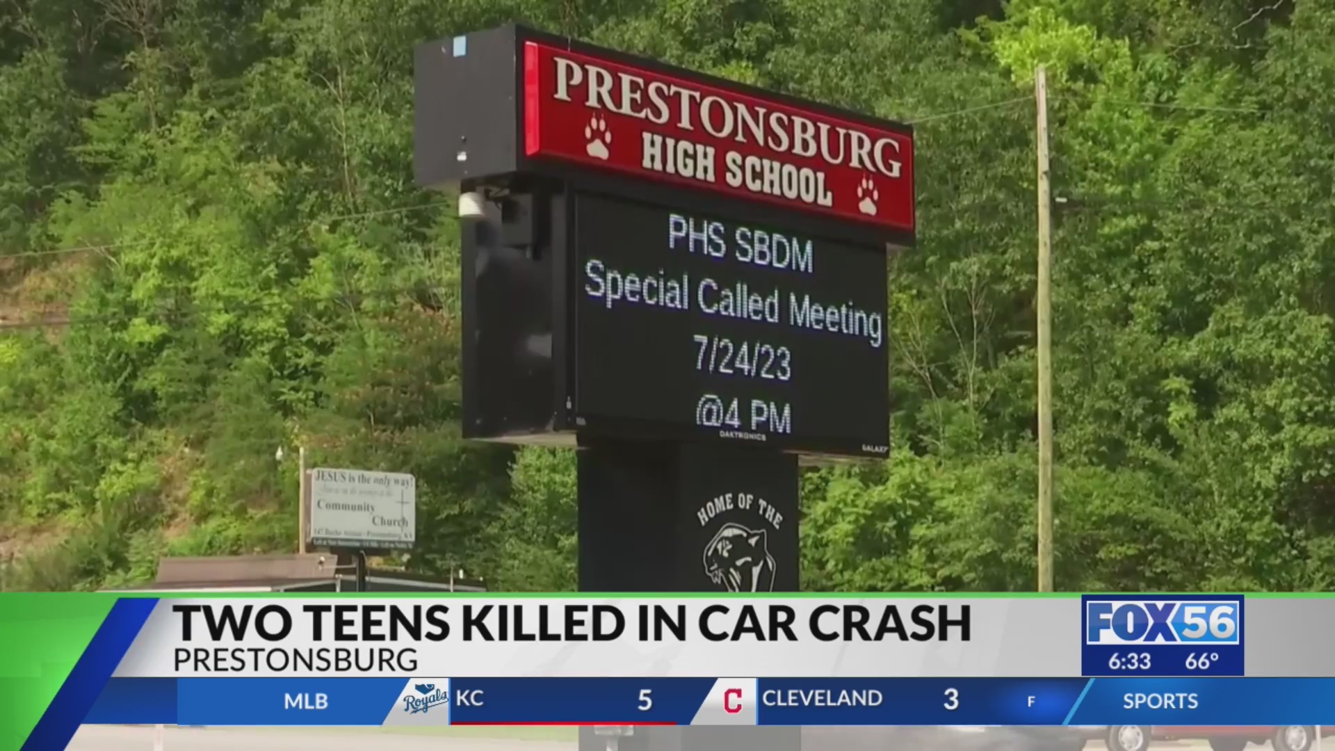 2 teens killed in Prestonsburg car crash – FOX 56 News