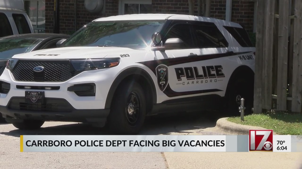 Carrboro Police Department facing big vacancies