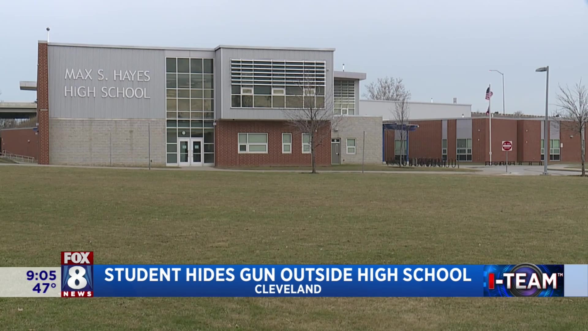 Student hides gun outside Max Hayes High School ITeam Fox 8