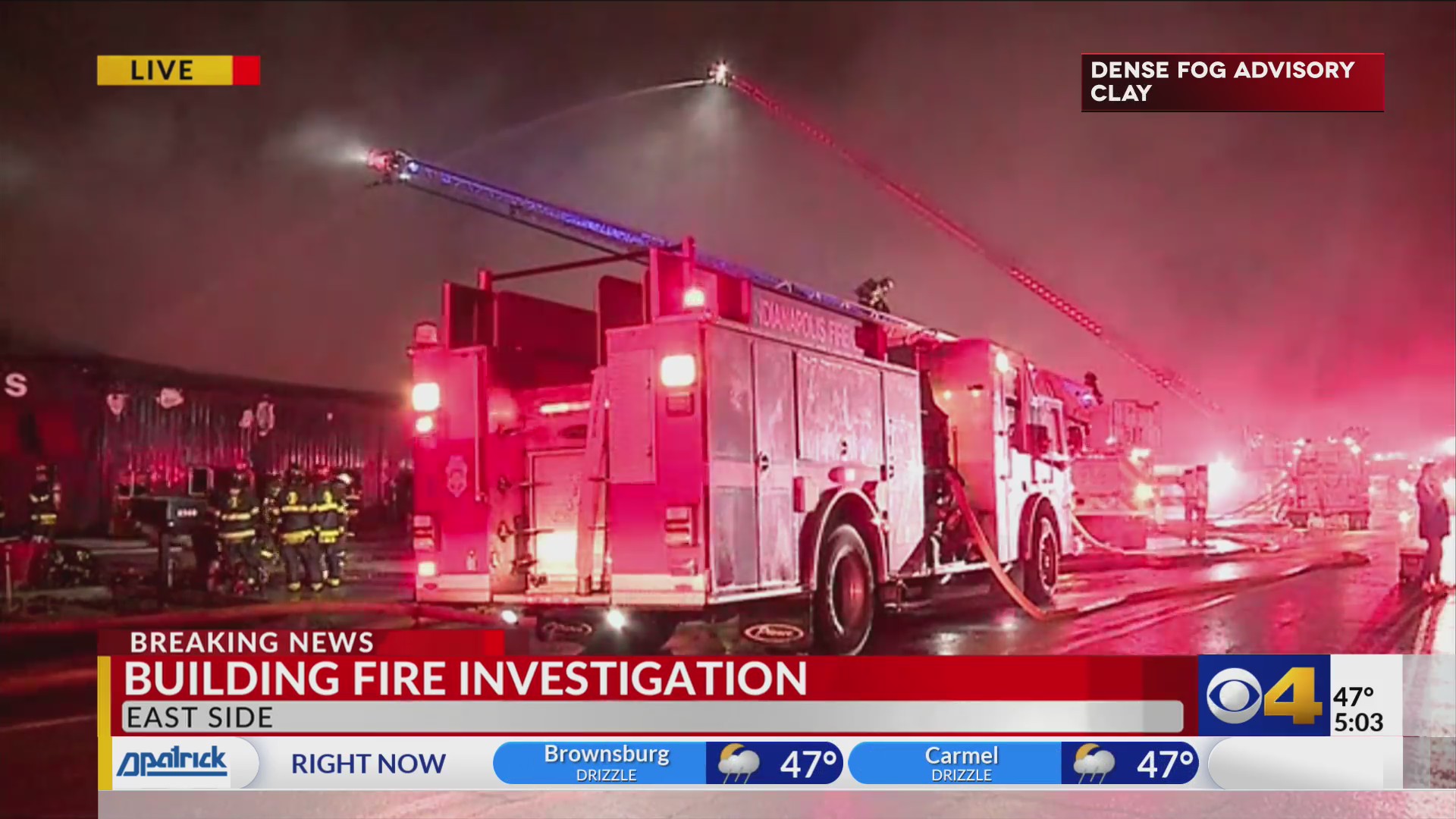 East side fire prompts large emergency response – Fox 59