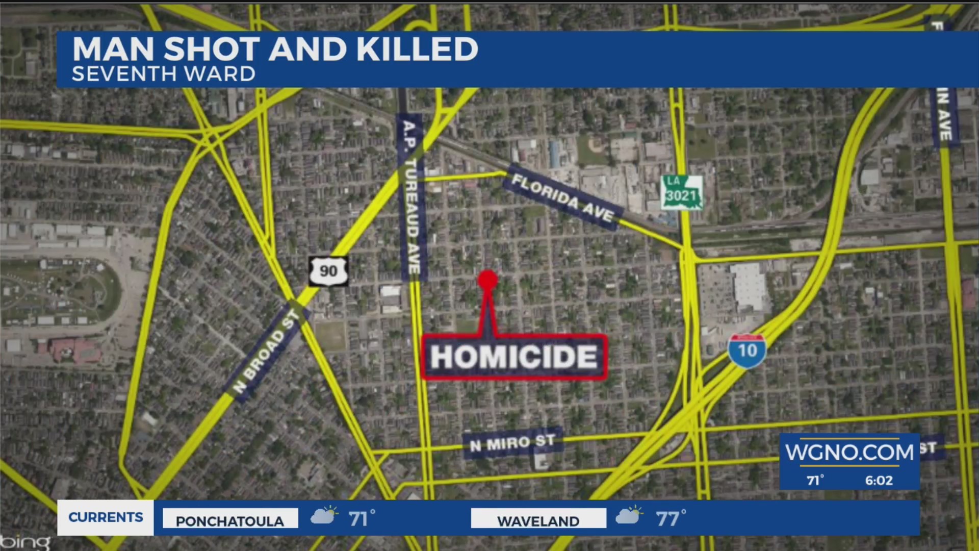 NOPD: Shooting in Seventh Ward leaves 51-year-old man dead – WGNO