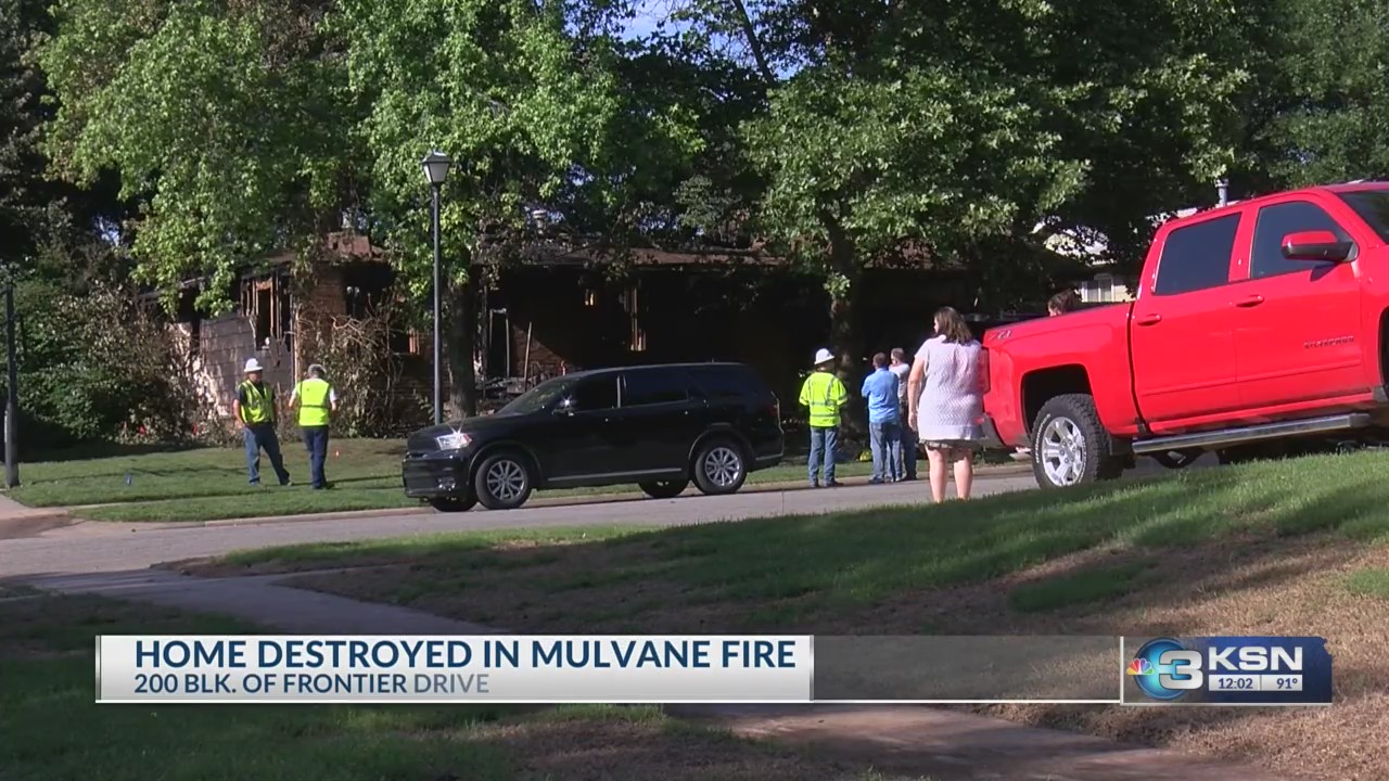 Mulvane home destroyed in a fire early Monday KSNTV