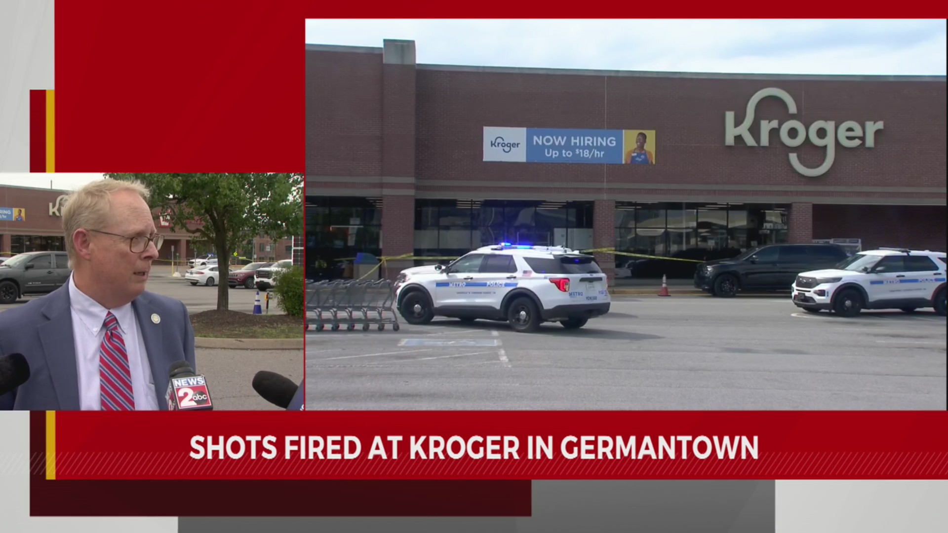 Metro Police Speak After Shots Fired In Kroger Parking Lot Wkrn News 2