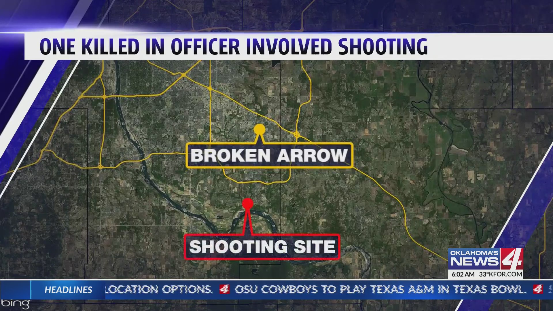 One killed in officer-involved shooting in Broken Arrow – KFOR.com ...