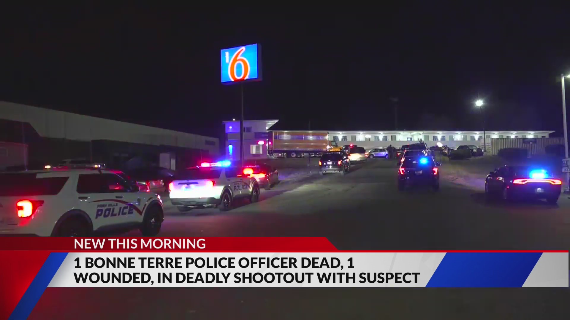 Officer killed, another injured in Bonne Terre motel shootout FOX 2