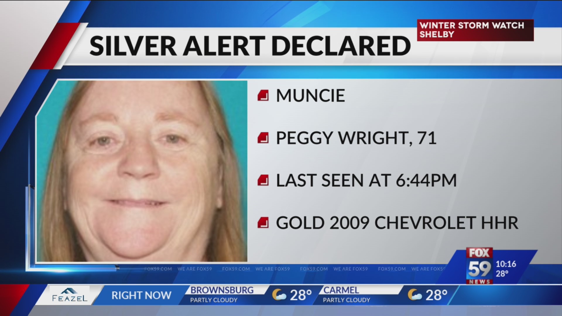 Silver Alert declared for missing Muncie woman – Fox 59