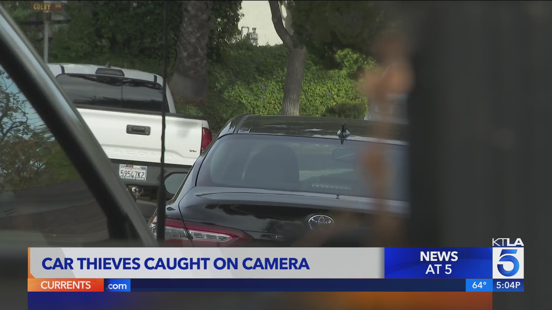 Car thieves caught on camera in Thousand Oaks – KTLA