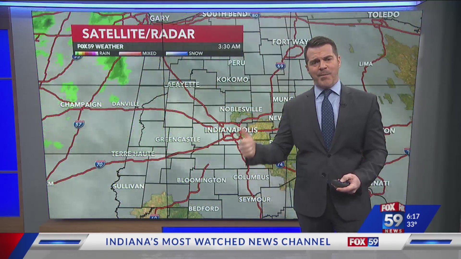 Jim’s forecast: Rain chances this week in Central Indiana – Fox 59