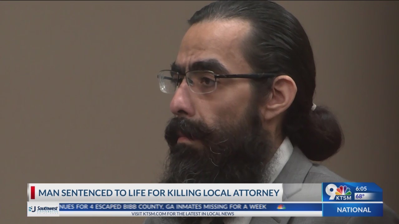 Man gets life in prison for murder of El Paso attorney – KTSM 9 News